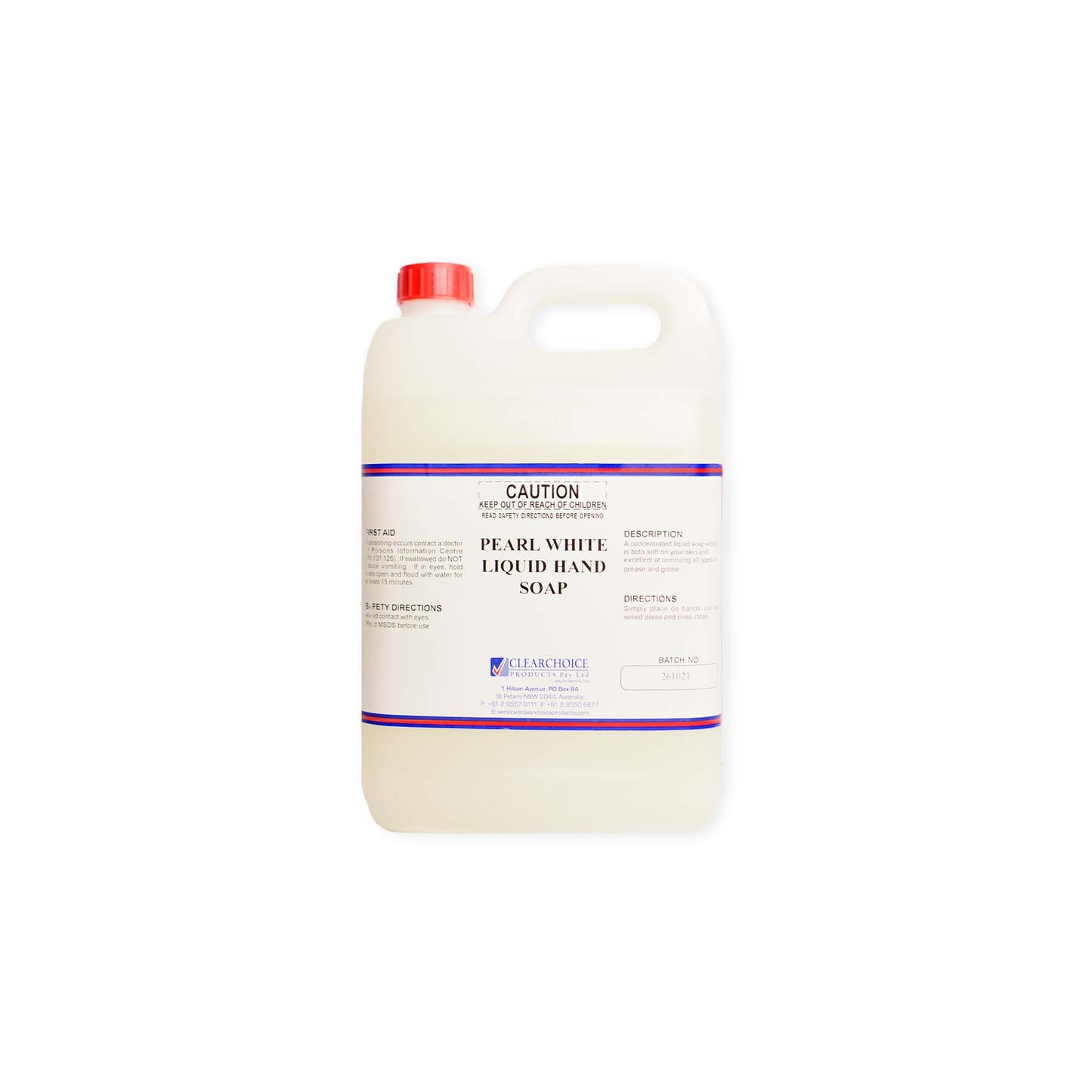 CT LIQUID HAND SOAP PEARL WHITE 5L