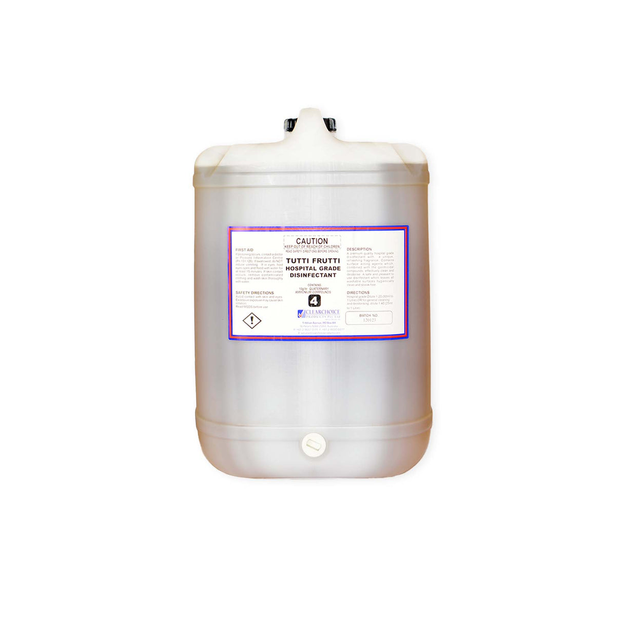 CT TUTTI FRUTTI DISINFECTANT 25L