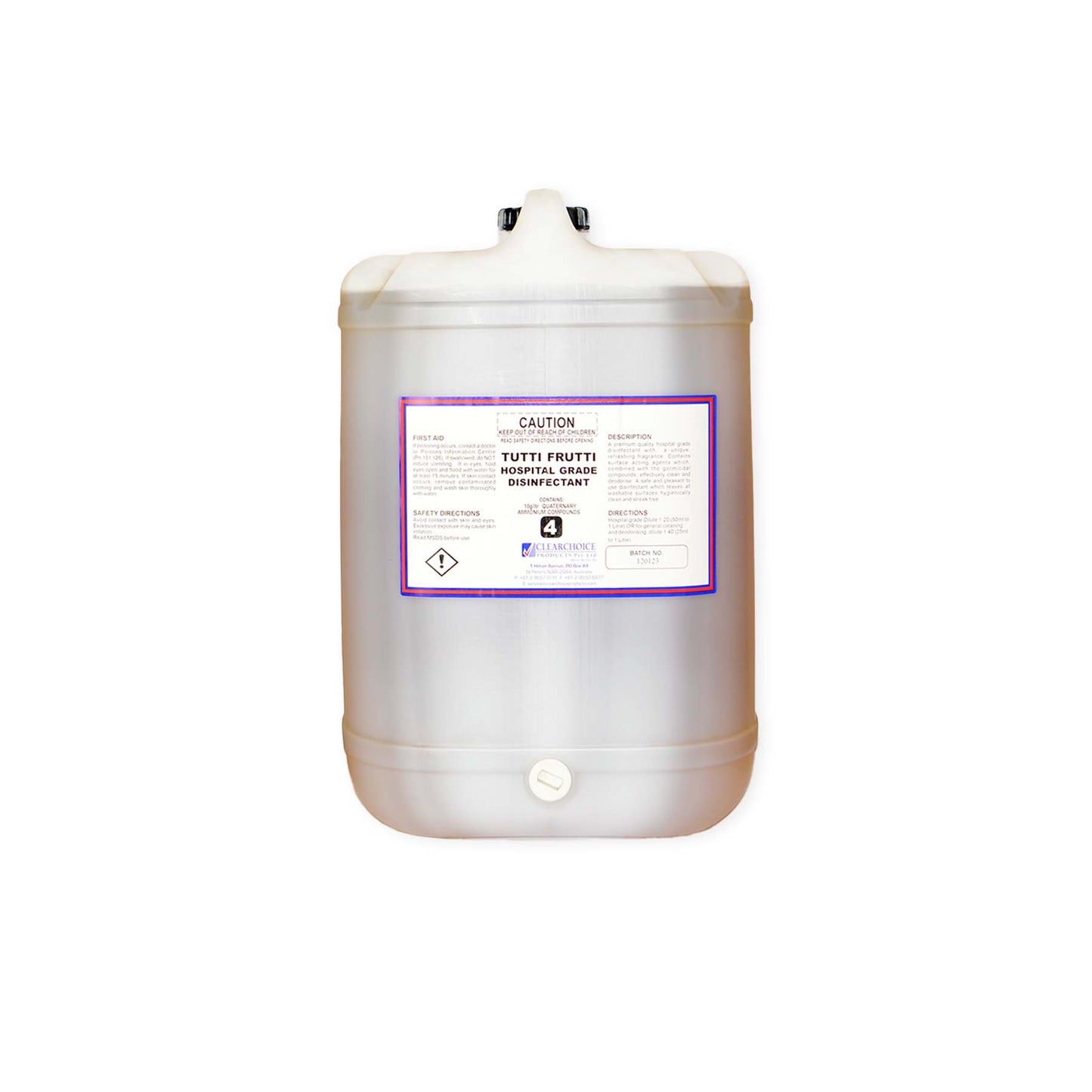 CT TUTTI FRUTTI DISINFECTANT 25L