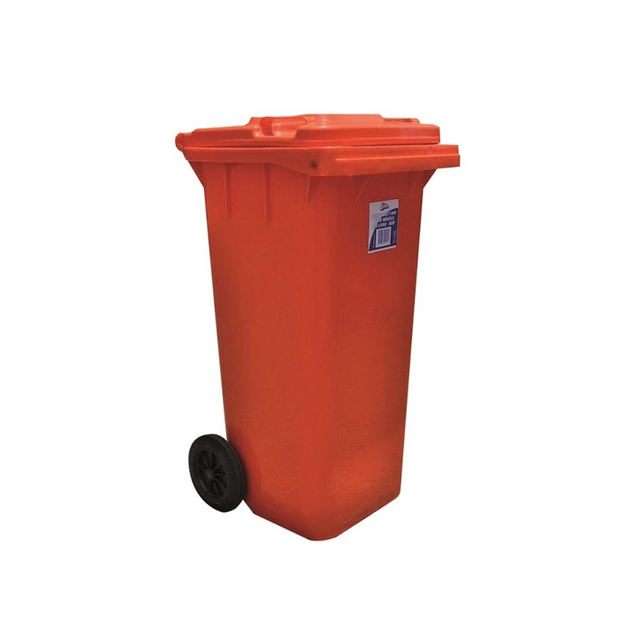 CONTENEDOR CON RUEDAS 120L - ROJO