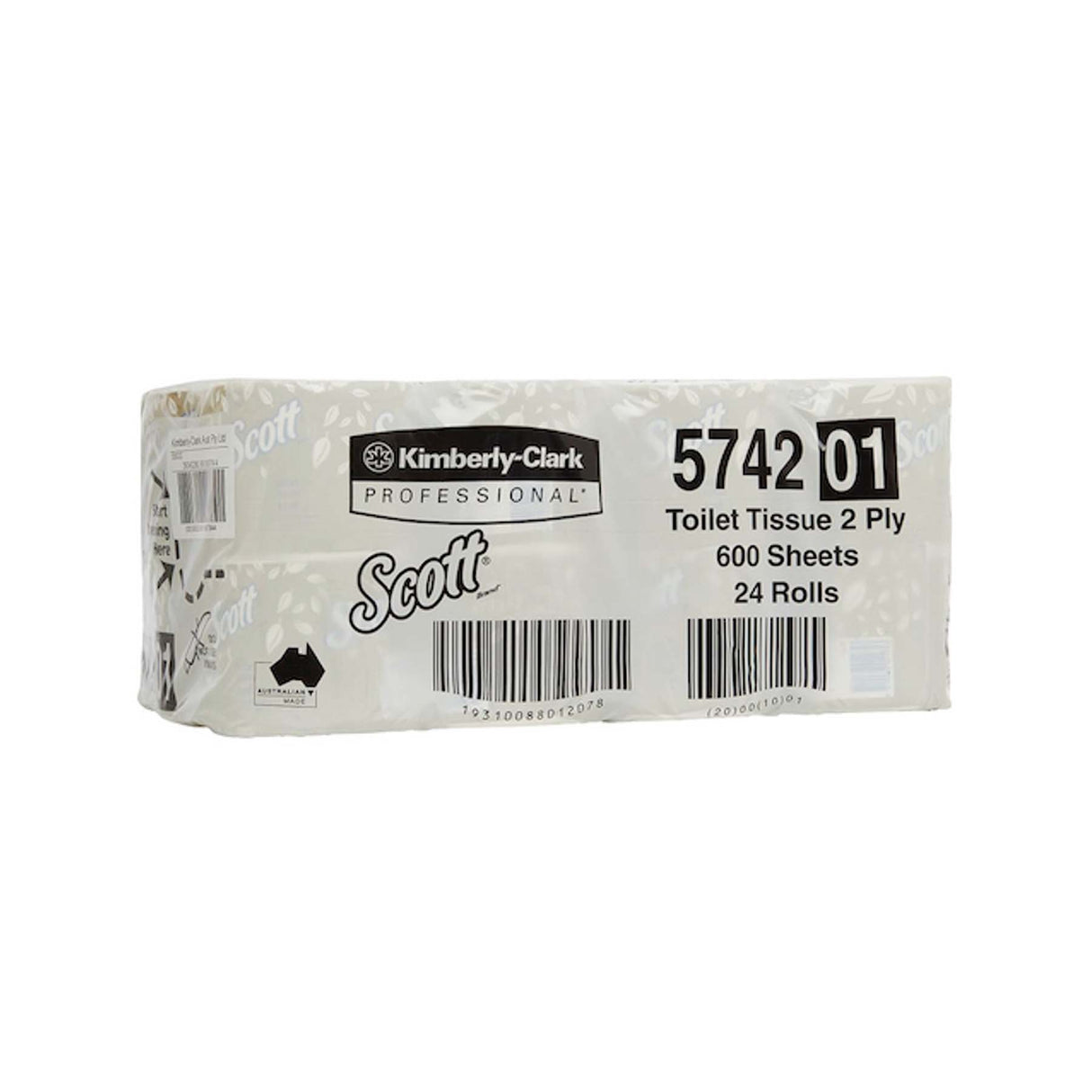 5742 TOILET TISSUE 600S 10CMX11CM 24C 2P SCOTT