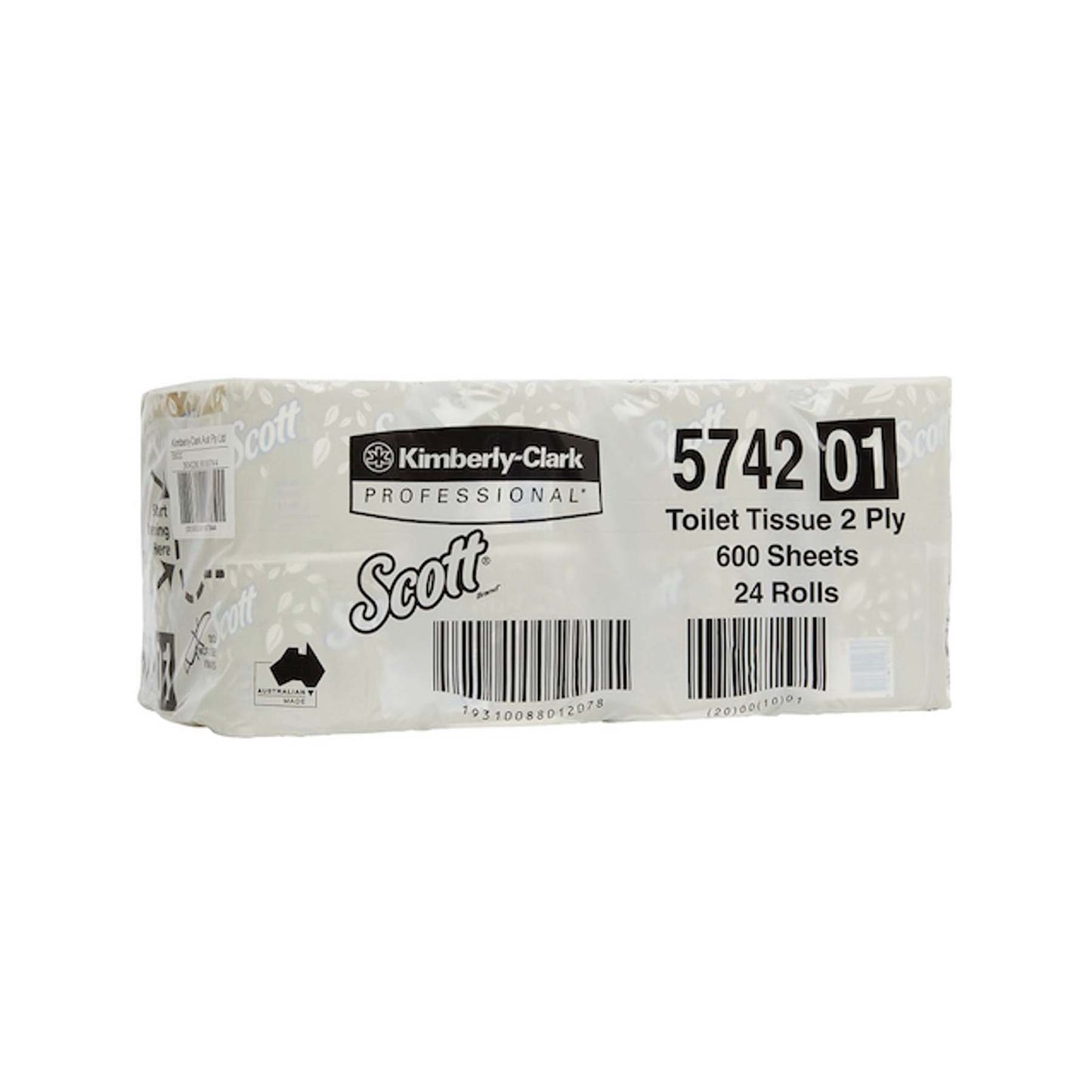 5742 TOILET TISSUE 600S 10CMX11CM 24C 2P SCOTT