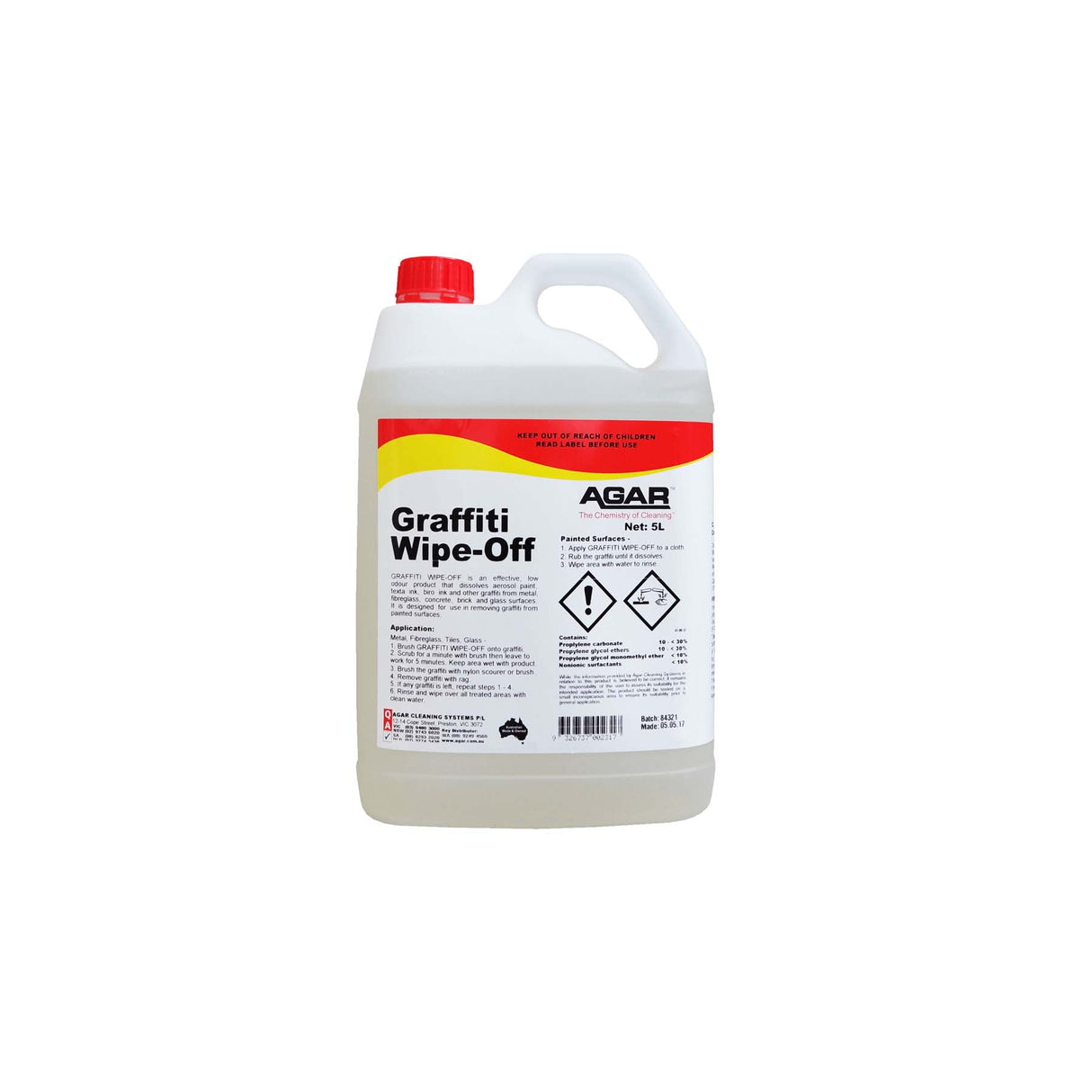 AGAR GRAFFITI WIPE-OFF 5L