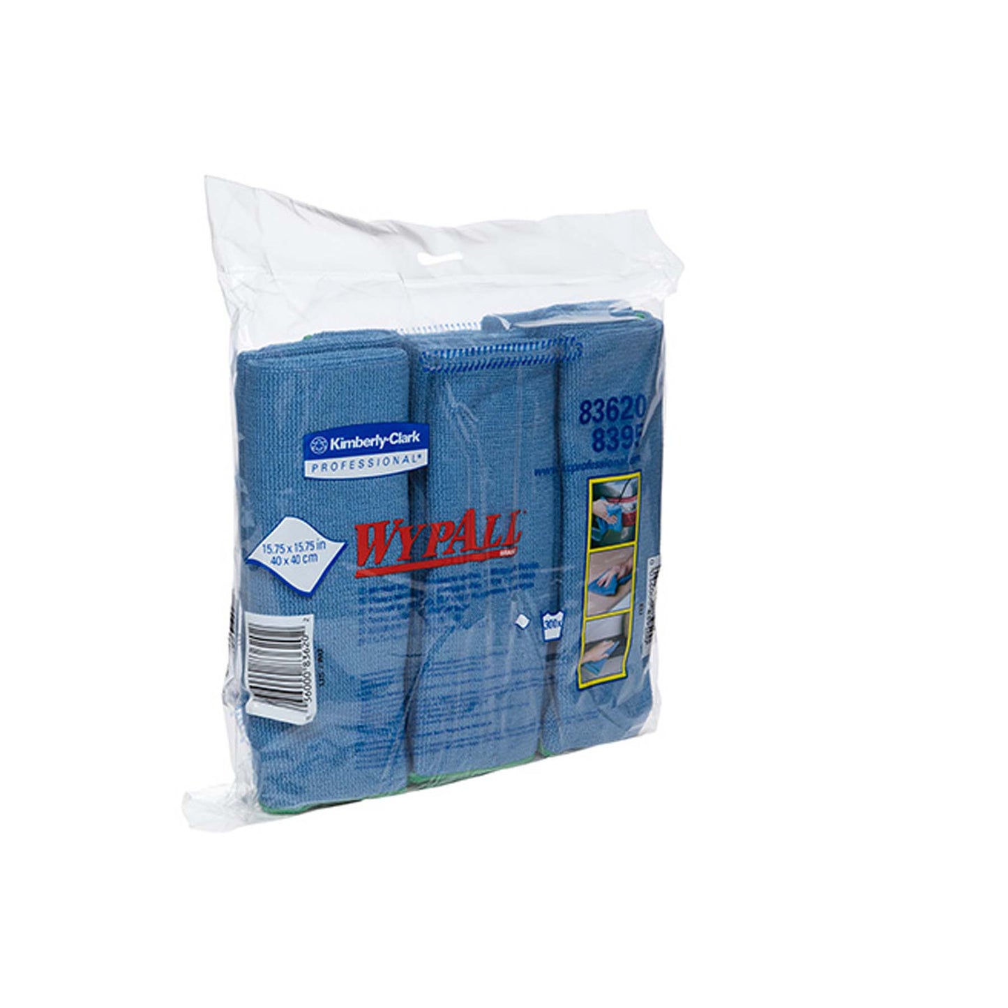 KIMBERLEY CLARK WYPALL MICROFIBRE CLOTH BLUE