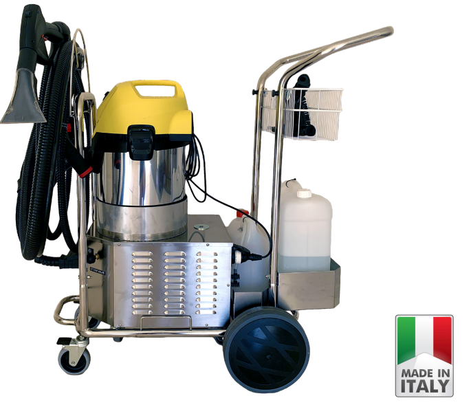 MC VAPOR 9 STEAM AND VAC MACHINE COMPLETE W/ ACCESSORIES