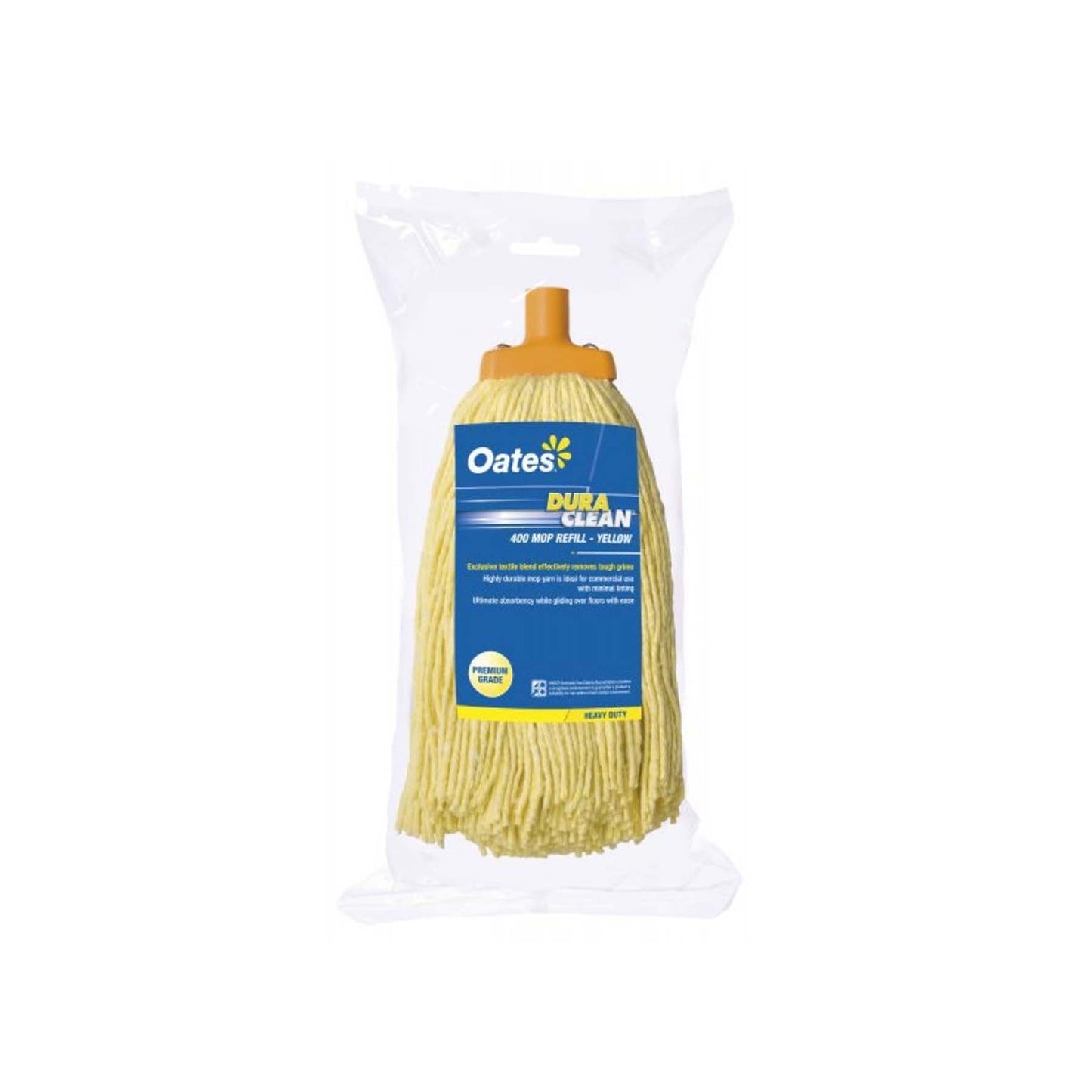 OATES DURACLEAN® 400G CABEZAL DE TRAPEADOR AMARILLO 165718 / MH-DC-01Y