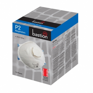 BASTION DUST MASK P2 WITH VALVE - 12PKT