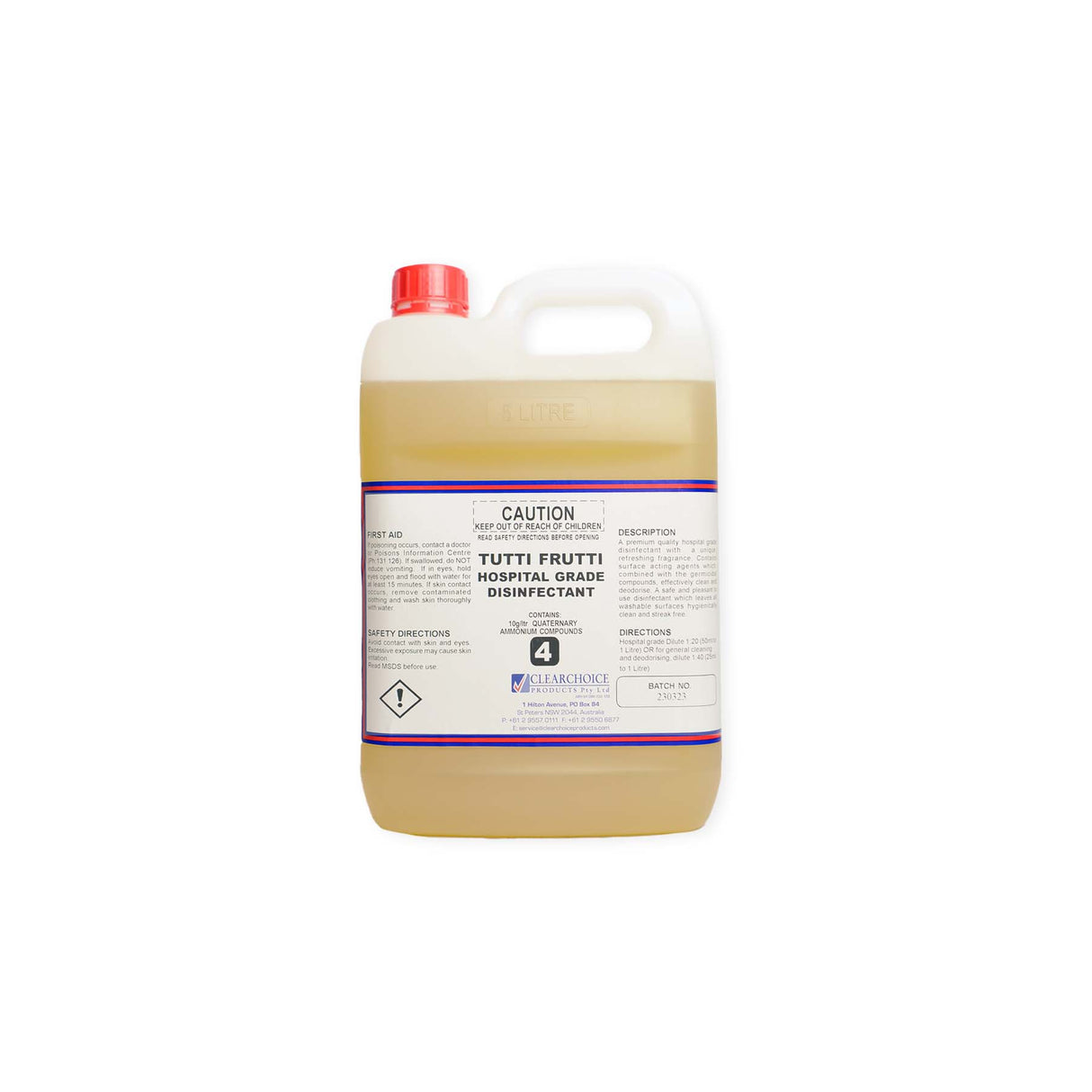 CT TUTTI FRUTTI DISINFECTANT 5L