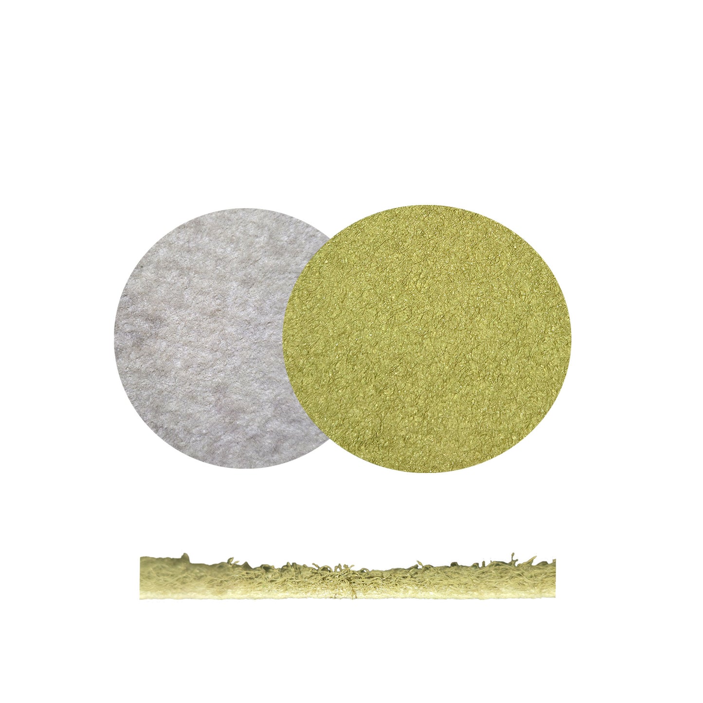 KGS FLEXIS HD PAD 4" 100MM YELLOW 1500 GRIT