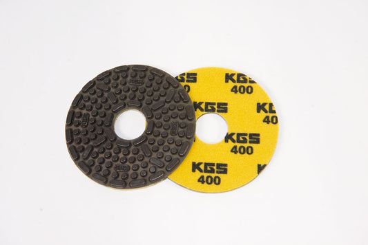 KGS SPEEDLINE PRONTO DISC - 100MM - YELLOW 400  GRIT