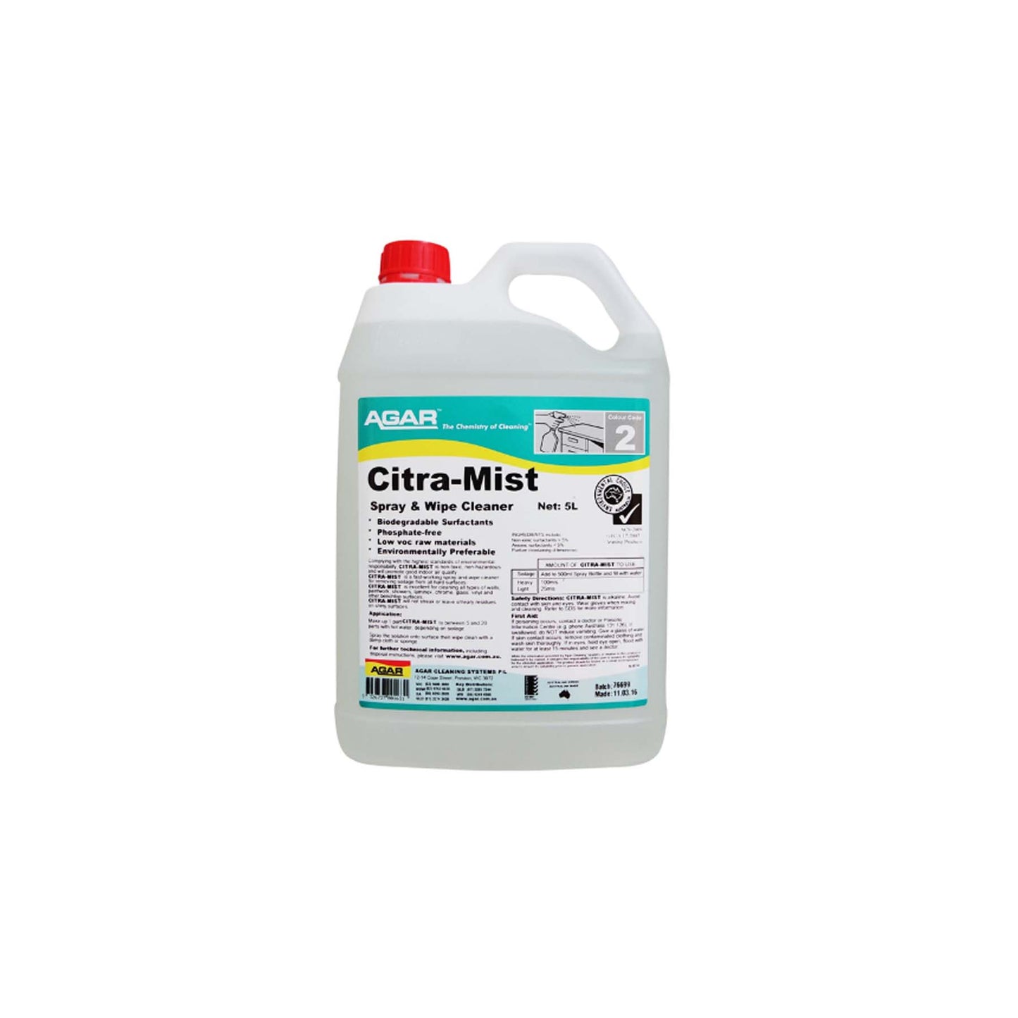 AGAR CITRA MIST 5L