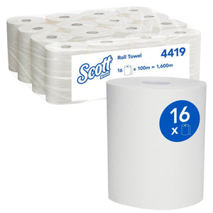 4419C TOALLA EN ROLLO 100MX18CM 16 ROLLOS SCOTT