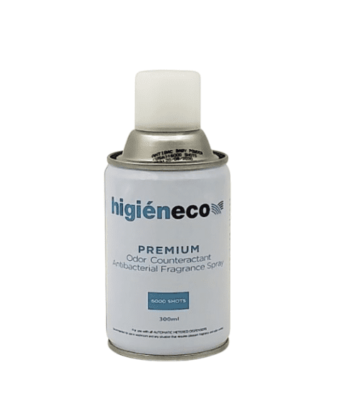 HIGIENECO 空气清新剂喷雾罐 6000 次喷雾 - 婴儿爽身粉