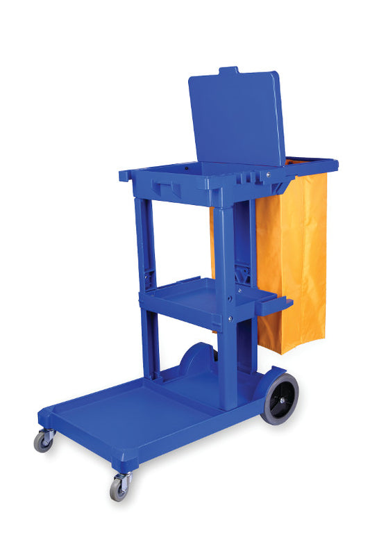 OATES JANITOR CART COMPLETE WITH BAG 165518 / JC-175BL BLUE