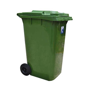 Papelera con ruedas 240L VERDE