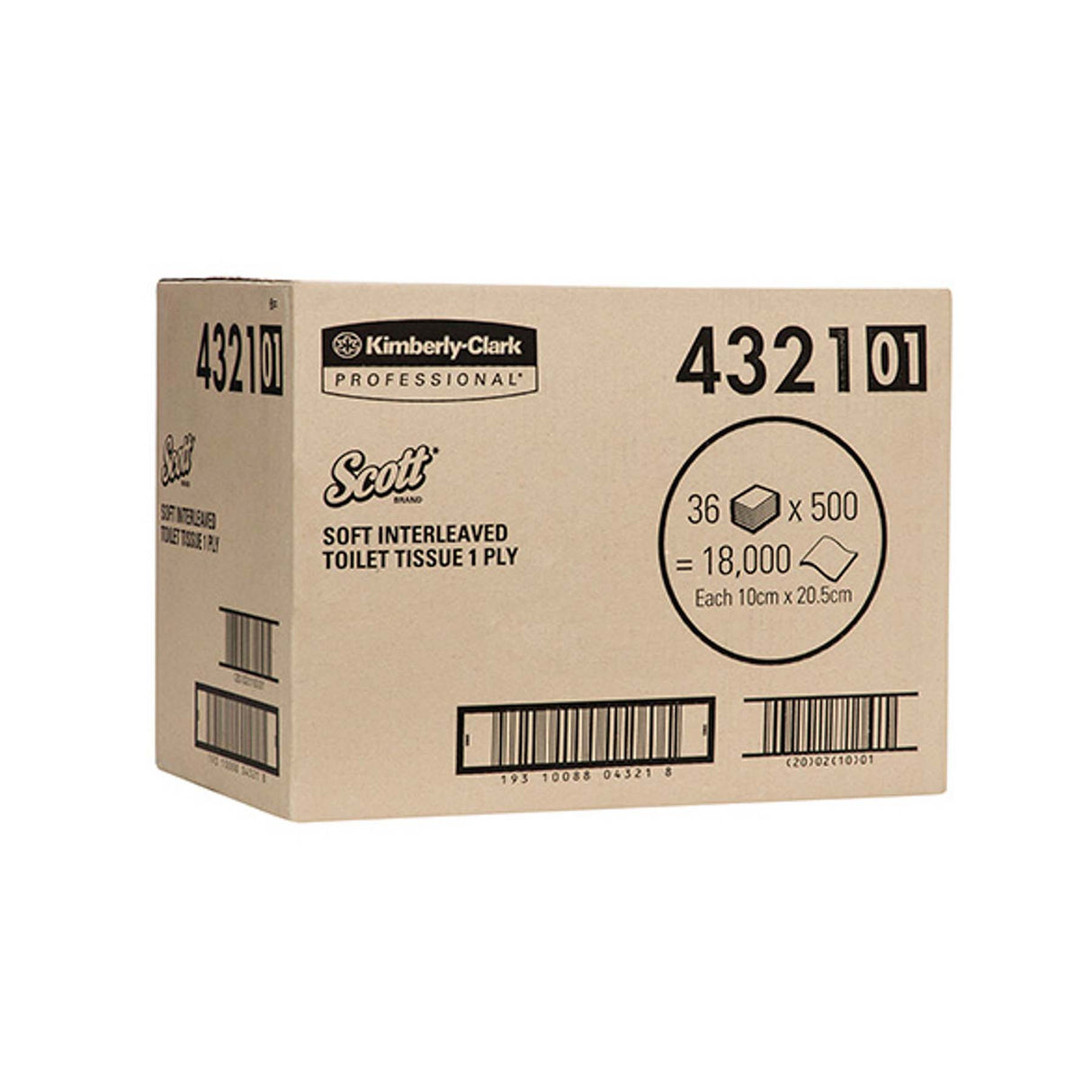 4321 I/T/T 500S 20.5CMX10CM 36C 1P SCOTT