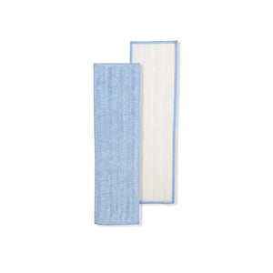 FUNDA DE FREGONA PLANA DE MICROFIBRA SUPA AZUL 40CM HÚMEDO/SECO