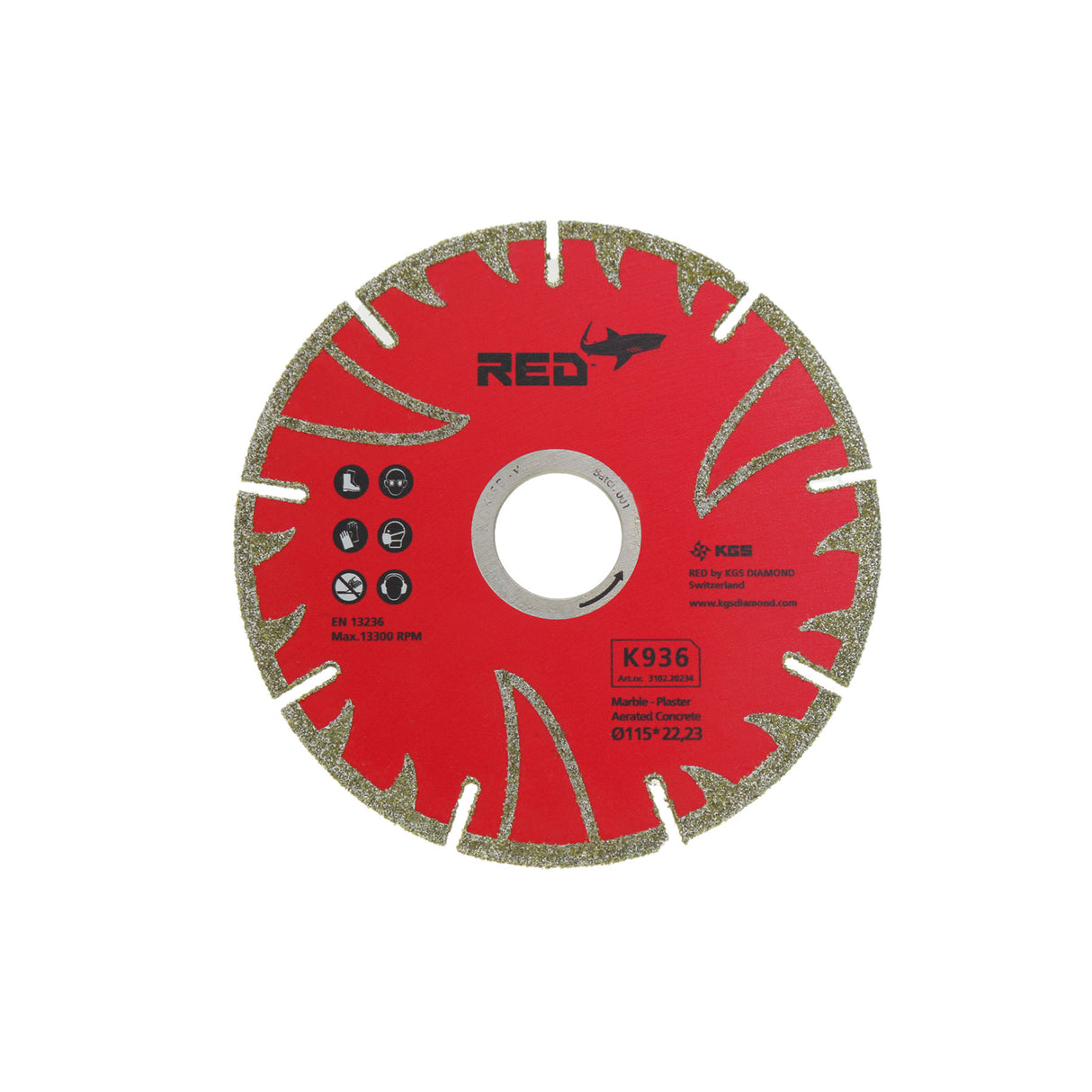 KGS RED K936 115MM