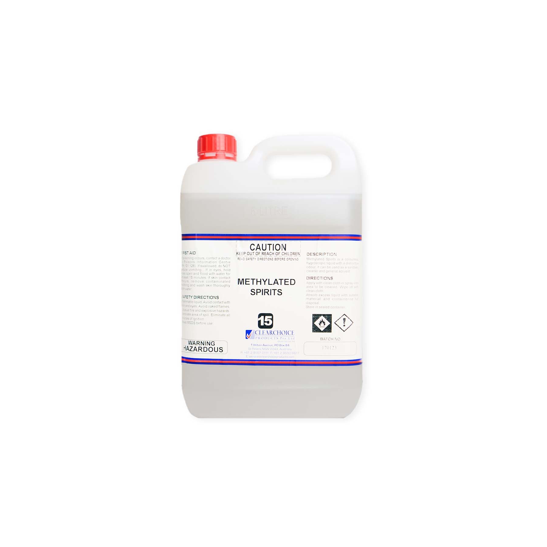CLEARCHOICE METHYLATED SPIRITS 5L