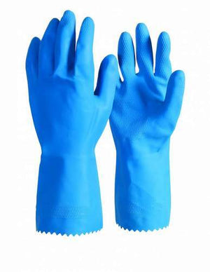 GUANTES BASTION GOMA EXTRA GRANDES - TALLA 10-10.5 AZUL