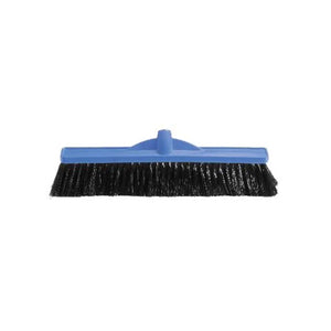 OATES 450MM WORKSHOP MEDIUM STIFF POLY BROOM - HEAD ONLY BLUE