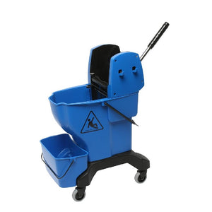 EDCO ENDURO PRESS BUCKET COMPLETE WITH WRINGER - BLUE