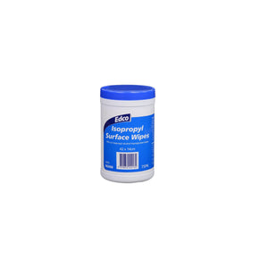 EDCO ISOPROPYL SURFACE WIPES CANISTER 75PK