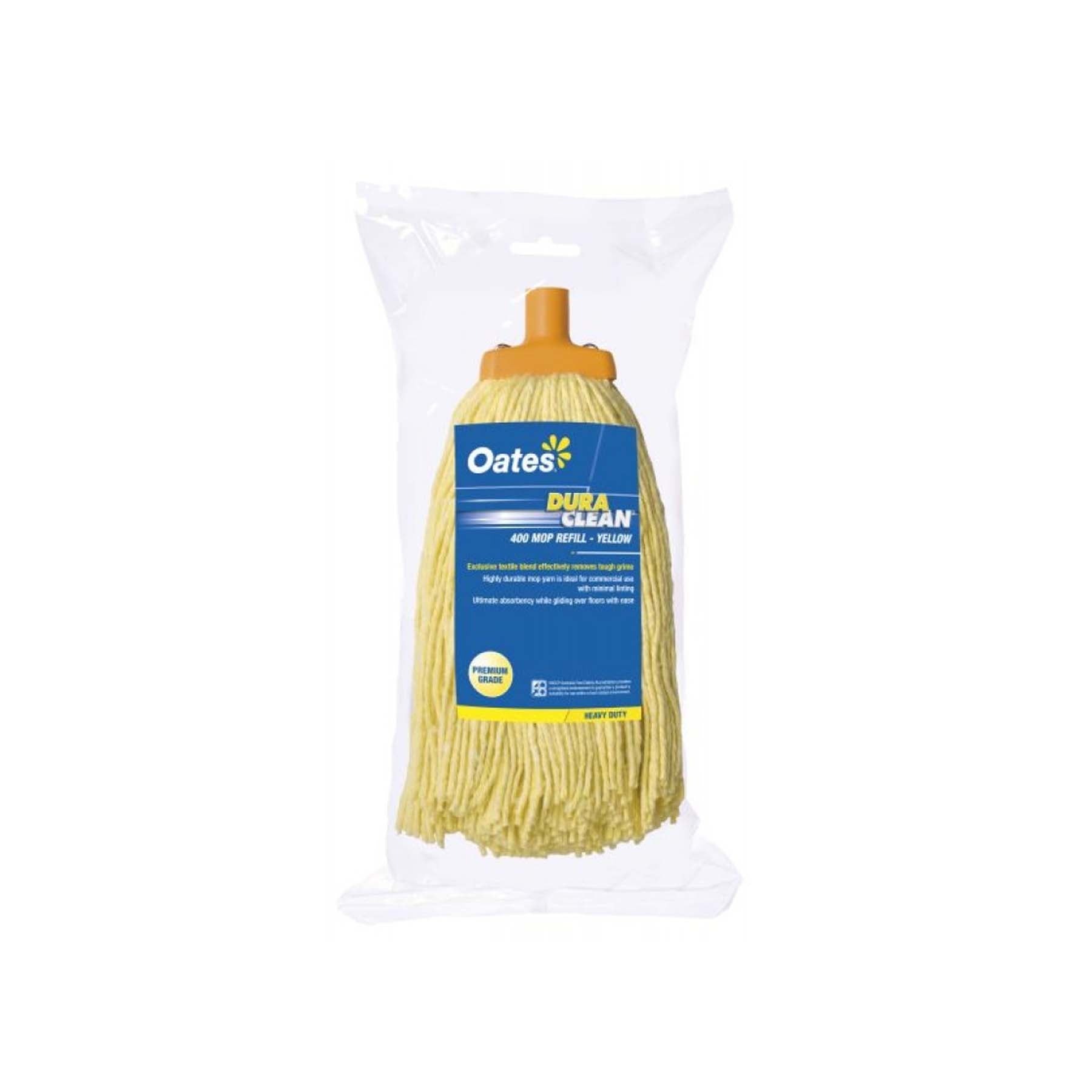 OATES DURACLEAN® 400G MOP HEAD YELLOW 165718 / MH-DC-01Y